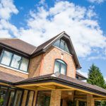 Corner Aluminium Windows installed by First Windows with loft conversion