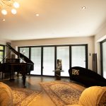 First Windows project inside view with paino and rugs