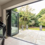 First Windows Modern house project from the inside