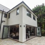 First Windows uPVC Modern house project open doors