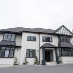 First Windows project of modern mansion