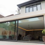 First Windows project open sliding doors