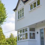 White uPVC windows and doors by First Windows traditional project