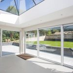 White uPVC windows installed by First Windows inside view close up