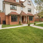 Frist Windows installed on Residential building front garden
